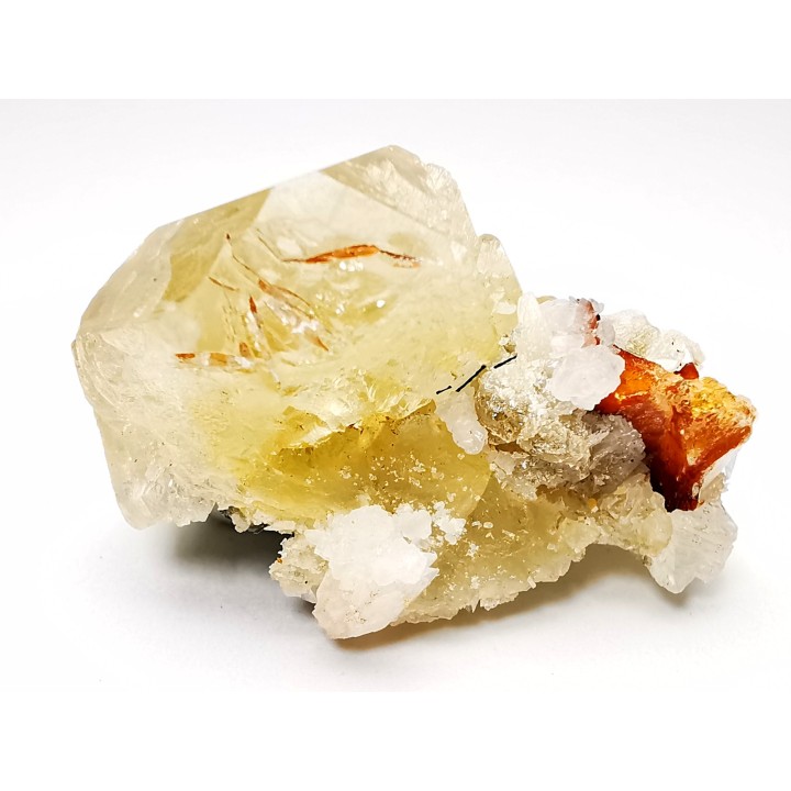 Fluorecent Cerussite from Morocco