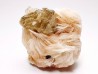 Cerusite fluorescente sur baryte du Maroc