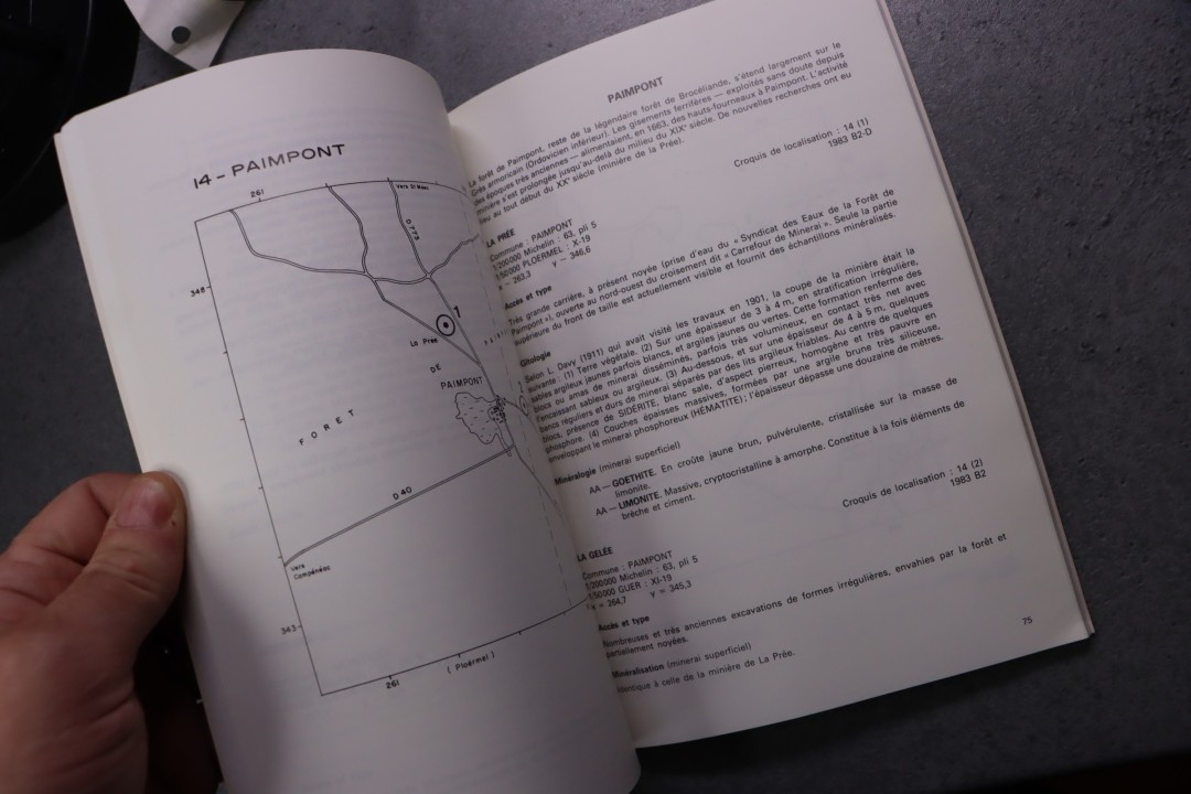 inventaire minéralogique de la France :  Numéro 13 - Ille-et-Vilaine 35  Francois Pillard.   -  1985