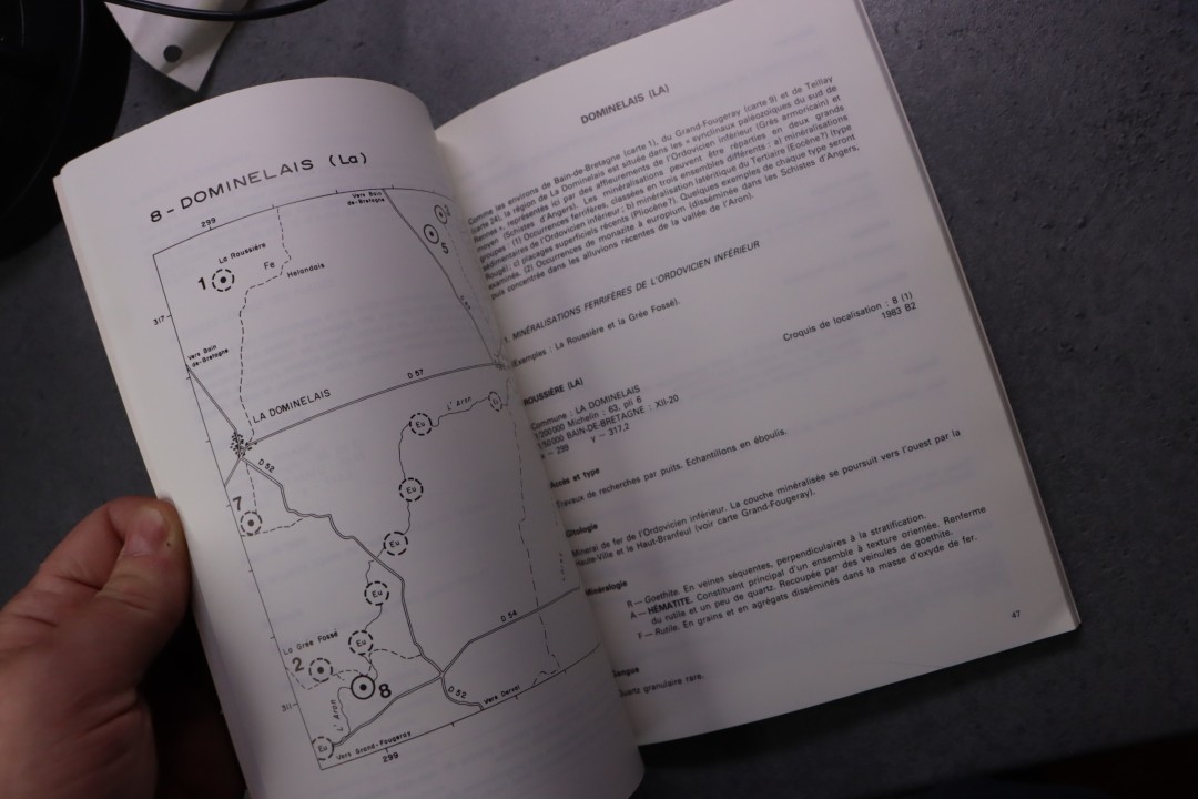 inventaire minéralogique de la France :  Numéro 13 - Ille-et-Vilaine 35  Francois Pillard.   -  1985