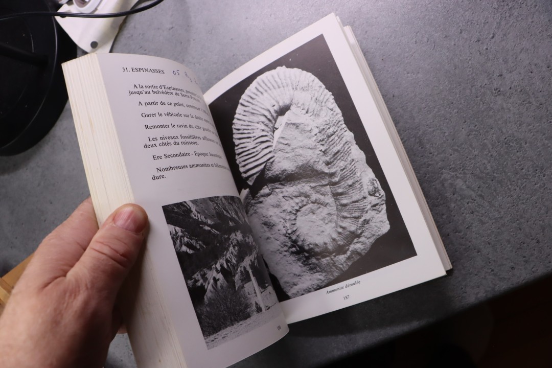 Sites fossilifères du sud-est de la France  Christian Ollivier  224 pages  1988