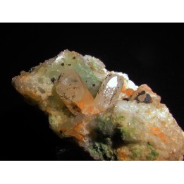 Calcite - Tyrolite - pyrolusite // l'armee celeste // Sainte Marie aux Mines