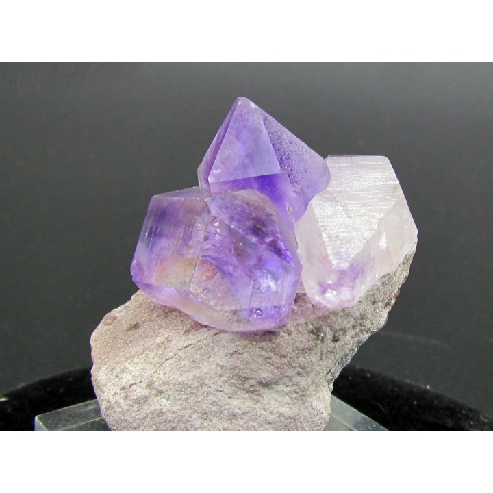 Quartz Amethyst sur gangue