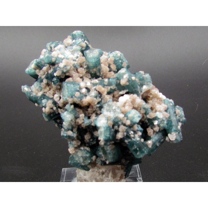 Tourmaline bleue & Quartz - Minas Gerais - Bresil