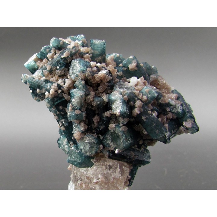 blue Tourmaline  & Quartz - Minas Gerais - Brasil