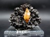 Calcite sur sphalerite - elmwood USA