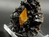 Calcite sur sphalerite - elmwood USA