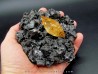 Calcite sur sphalerite - elmwood USA