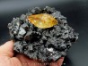 Calcite sur sphalerite - elmwood USA