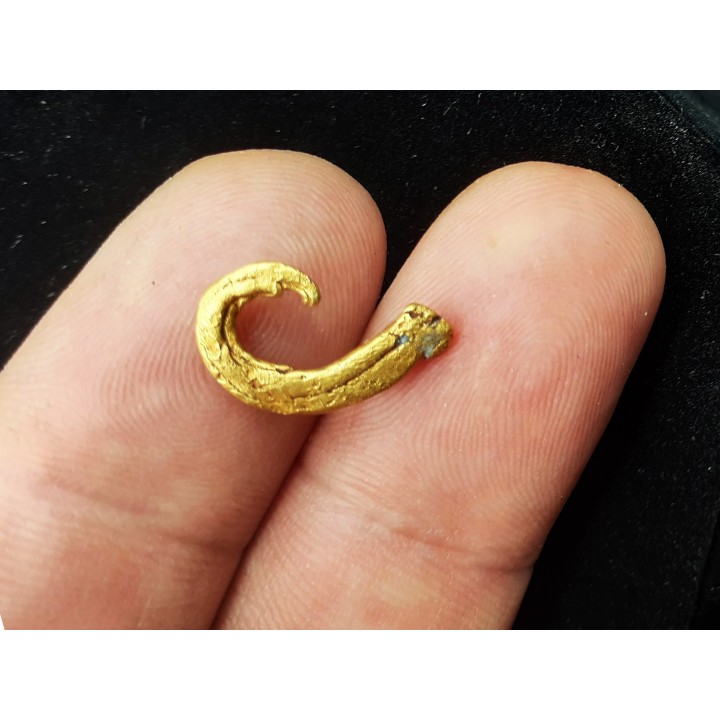 native gold  - crosse d’évêque - Colombia