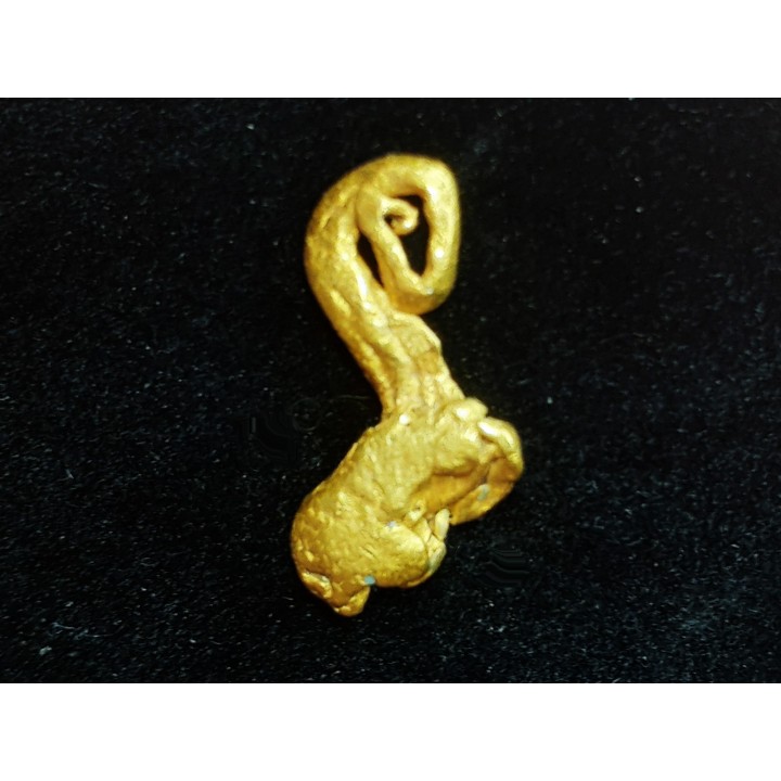 native gold  - crosse d’évêque - Colombia