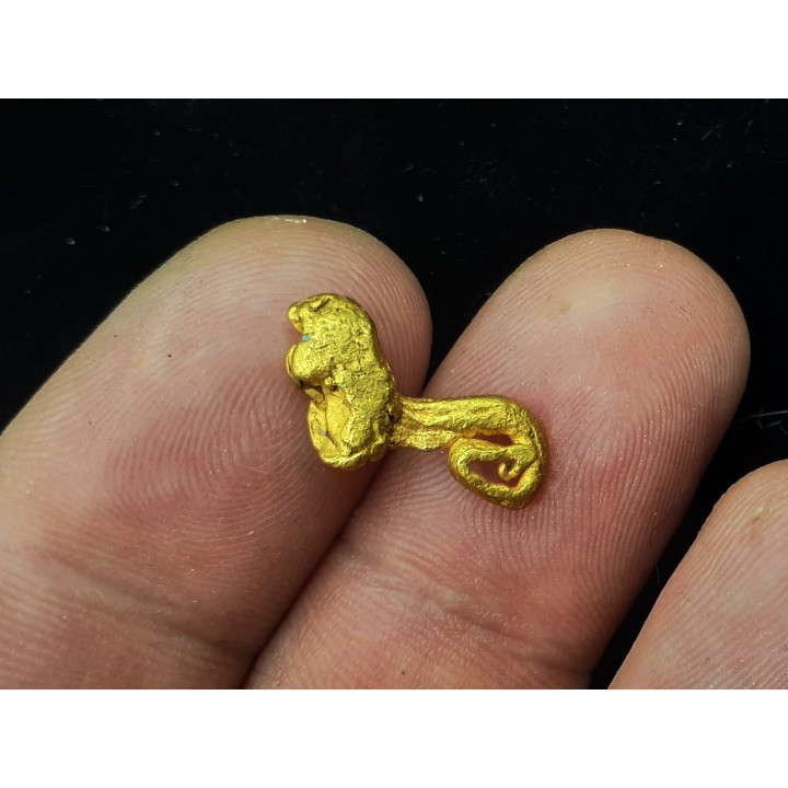 native gold  - crosse d’évêque - Colombia