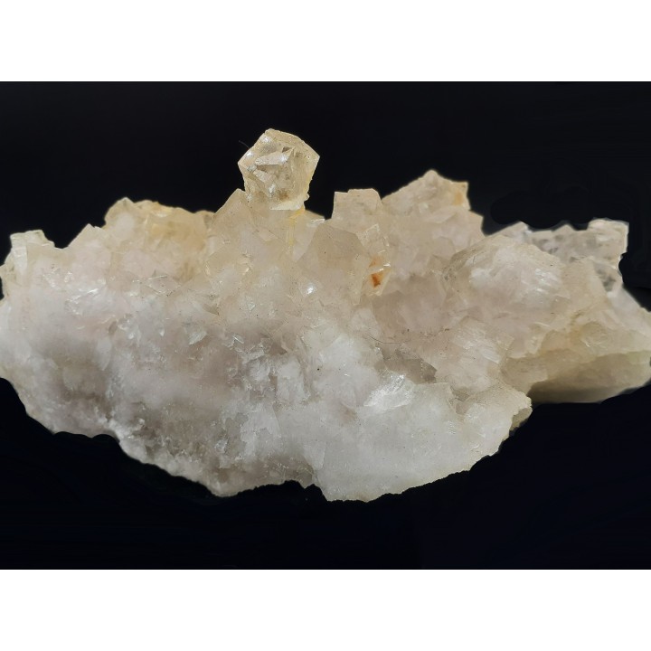 Fluorine incolore en stalactites -  Fonsante - France