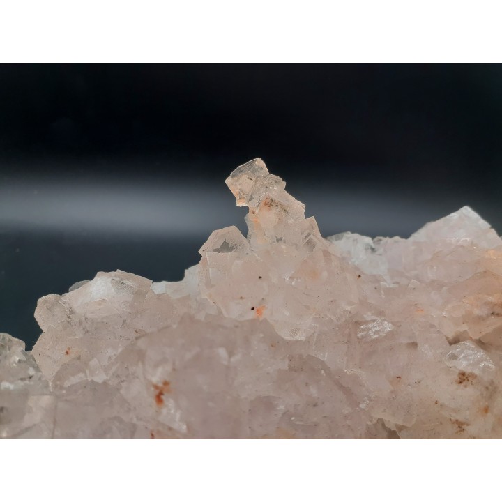 Fluorine incolore en stalactites -  Fonsante - France