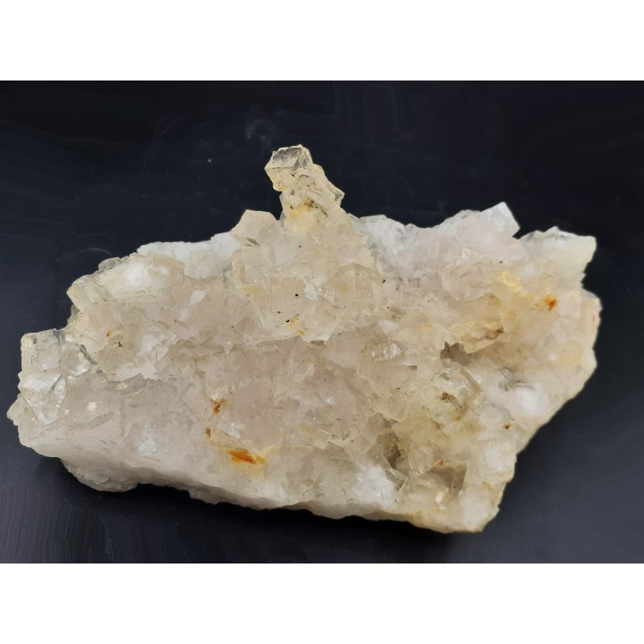 Fluorine incolore en stalactites -  Fonsante - France