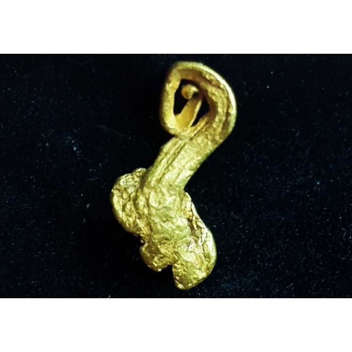 native gold  - crosse d’évêque - Colombia