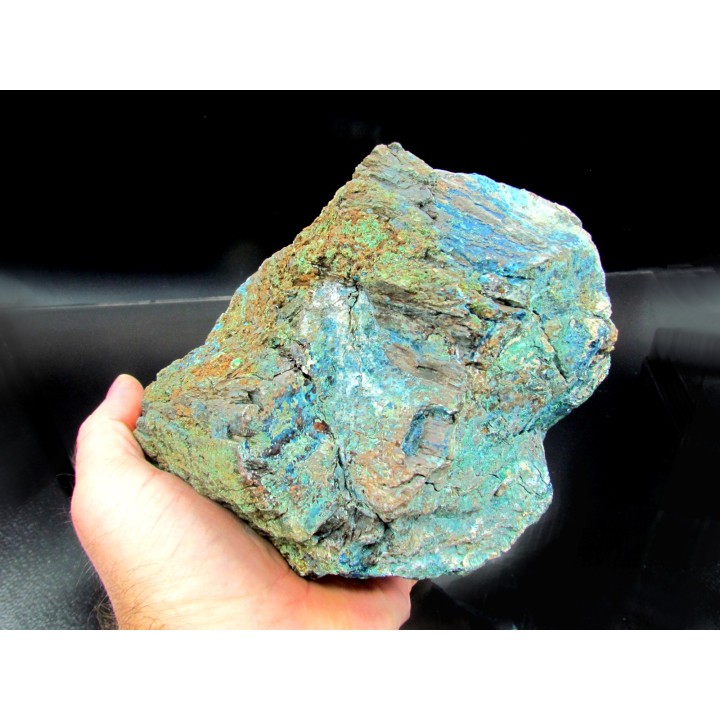 super fossil wood azurite malachite
