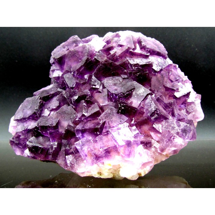 purple fluorite - Fonsante - FRANCE