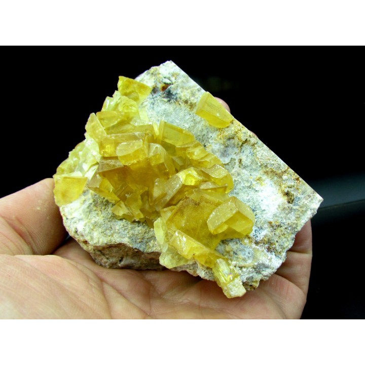 yellow Barytine  - Bou Azzer - Morocco