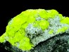 Souffre cristallisé sur calcite - Italie