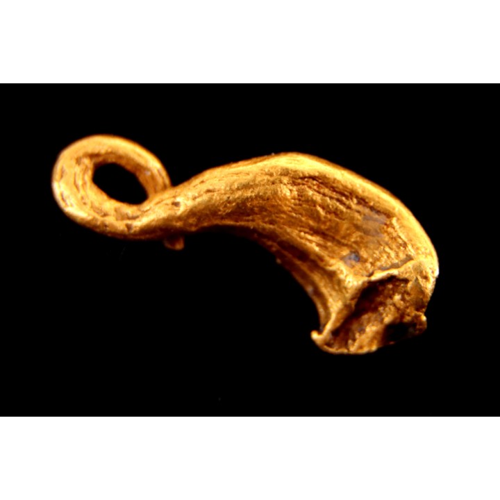 native gold  - crosse d’évêque - Colombia