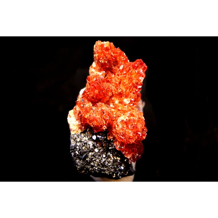rhodochrosite - N'Chwaning Mine, Hotazel,  Afrique du Sud
