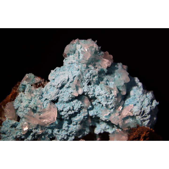 Hemimorphite sur rosatite ojuela mine, Mapimi, Mapimi, Durango, Mexique