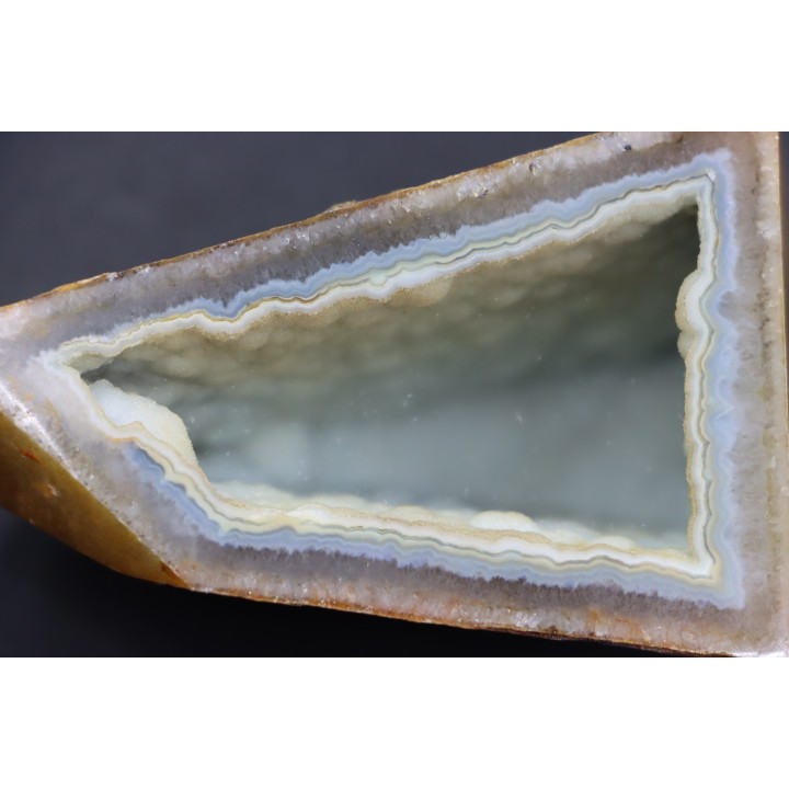 agate polyédrique, Bresil