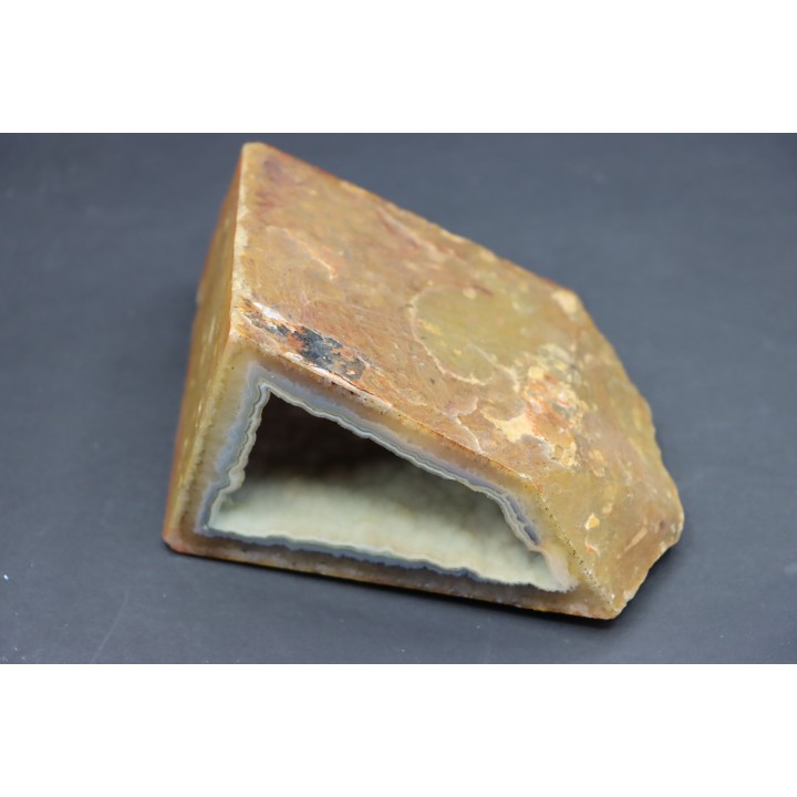 agate polyédrique, Bresil