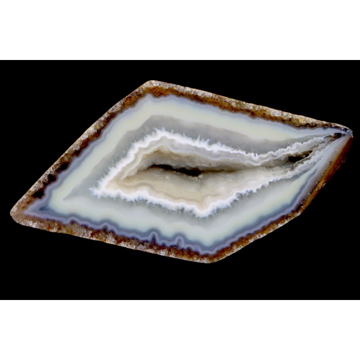 agate polyédrique, Bresil