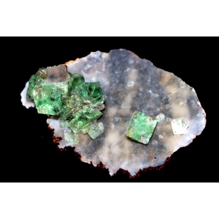 green fluorite - choir area, Mongolia