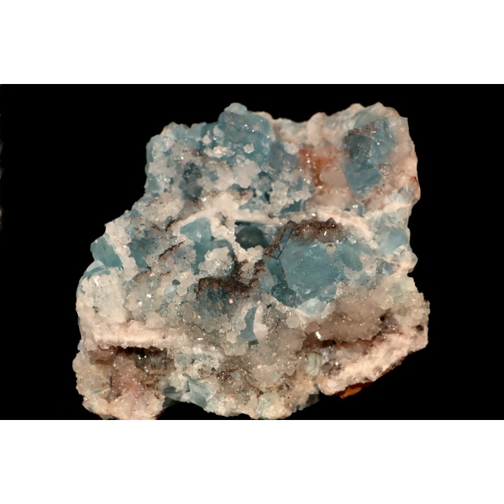 Fluorine bleue et quartz - En Bournegade - TARN