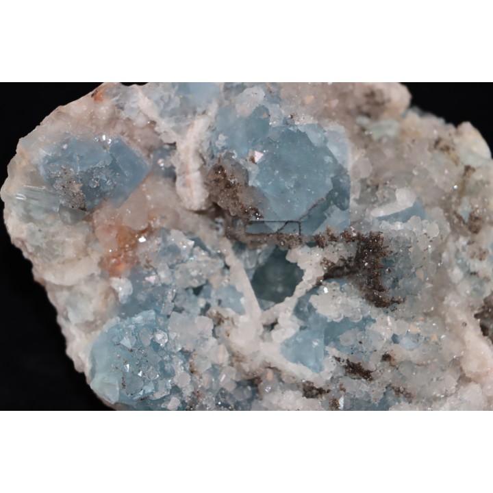 Fluorine bleue et quartz - En Bournegade - TARN