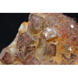 fluorite  Voltennes MINE, puit Renée bis - Petite Verriere (71) - FRANCE