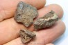 lot de 3 METEORITES CHONDRITE ORDINAIRE NWA