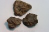 lot de 3 METEORITES CHONDRITE ORDINAIRE NWA