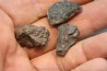 lot de 3 METEORITES CHONDRITE ORDINAIRE NWA