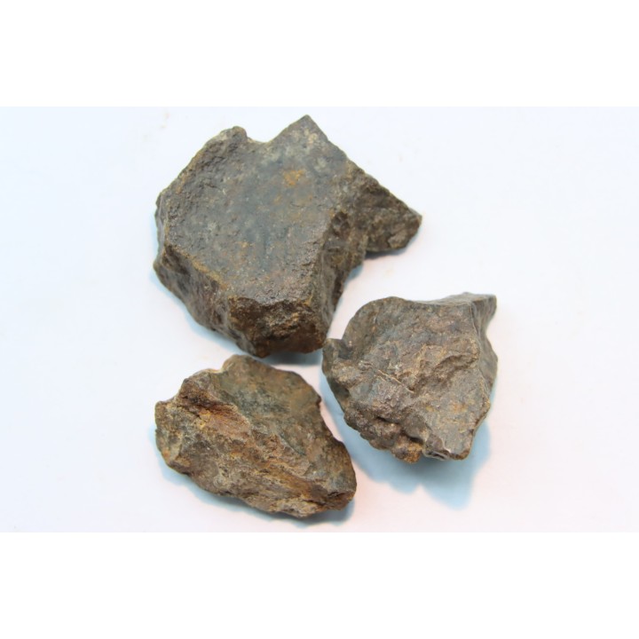 set of 3 METEORITES Ordinary chondrite NWA