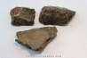 lot de 3 METEORITES CHONDRITE ORDINAIRE NWA