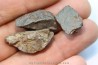 set of 3 METEORITES Ordinary chondrite NWA