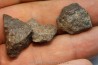 lot de 3 METEORITES CHONDRITE ORDINAIRE NWA