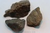 lot de 3 METEORITES CHONDRITE ORDINAIRE NWA