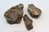 lot de 3 METEORITES CHONDRITE ORDINAIRE NWA