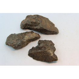 lot de 3 METEORITES CHONDRITE ORDINAIRE NWA