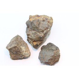 lot de 3 METEORITES CHONDRITE ORDINAIRE NWA