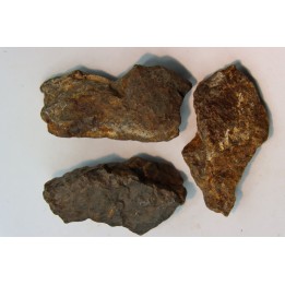 lot de 3 METEORITES CHONDRITE ORDINAIRE NWA