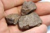 set of 3 METEORITES Ordinary chondrite NWA